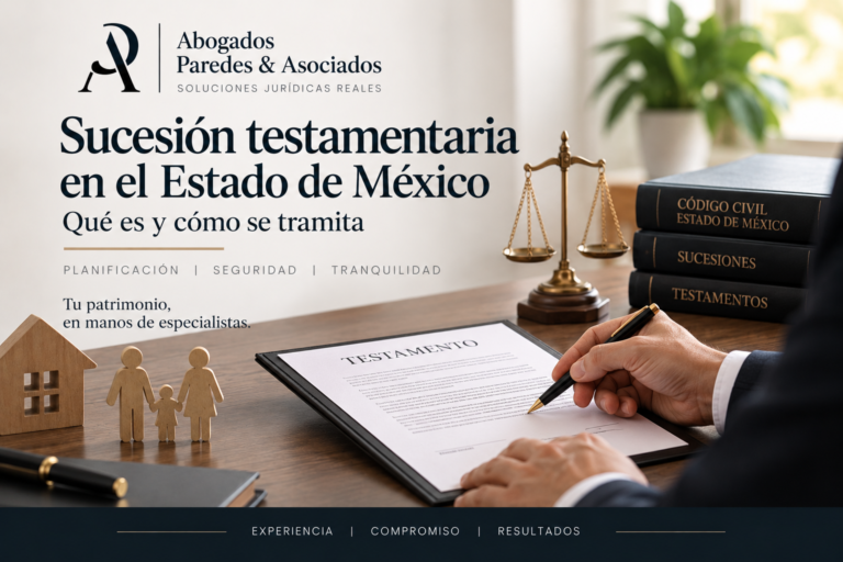 Sucesión testamentaria en el Estado de México